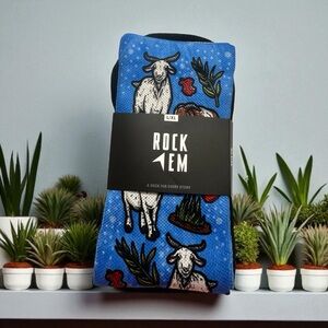 Rock Em Socks - Goats Galore - X/XL - New

For the Old / New Goat in your life!